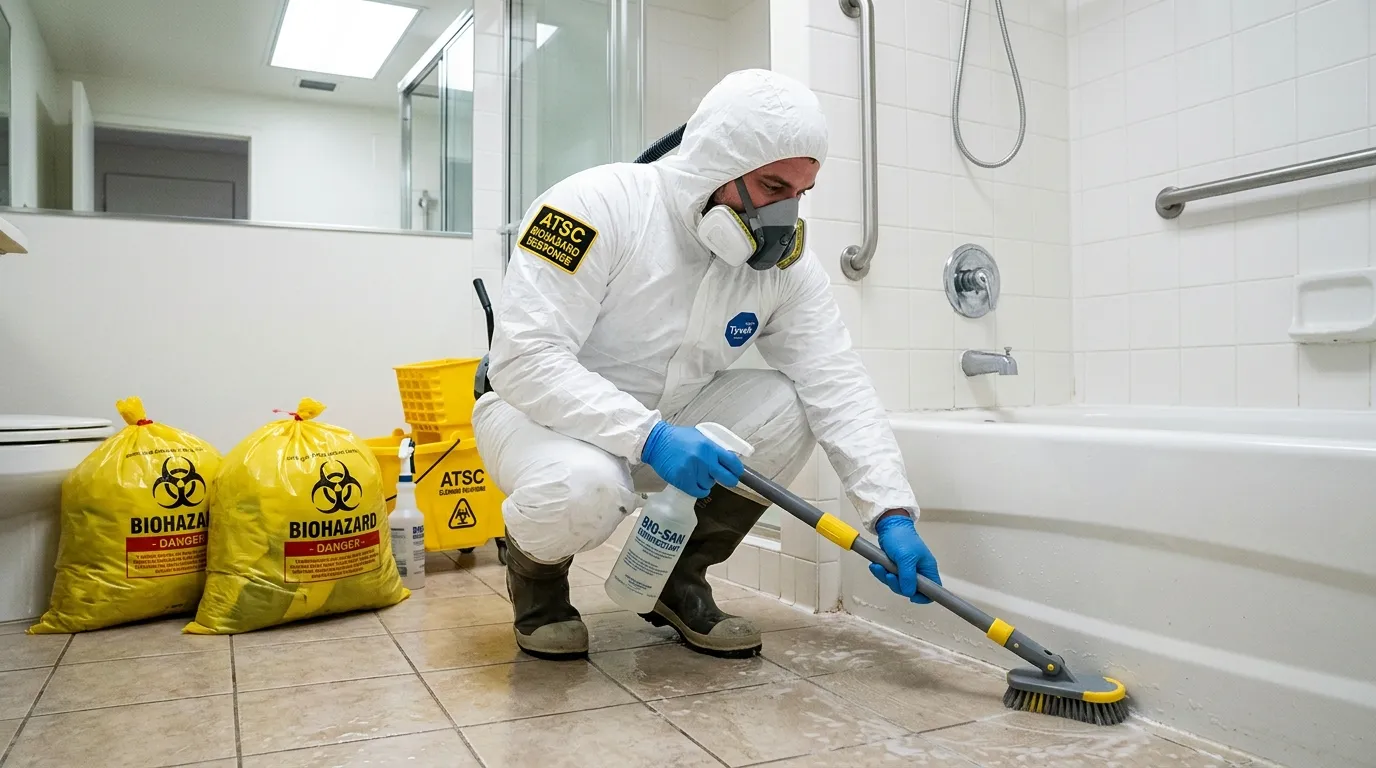 Decontamination equipment deployed for Blood Cleanup in Doraville